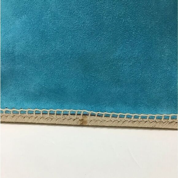 ALTUZARRA Blue Suede Bucket Basket Handbag - Picture 10 of 16